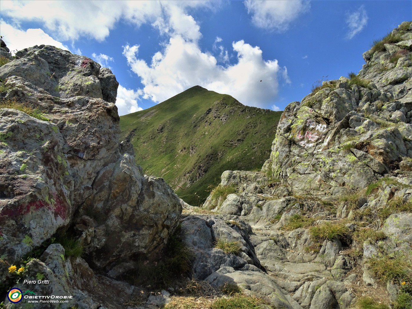 71 Da qui sul 204A scendiamo nella valle dei laghetti del Montebello.JPG